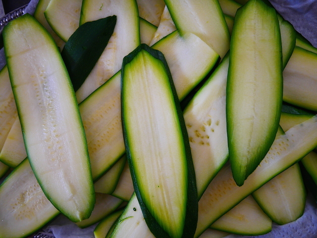 Courgettes vapeur