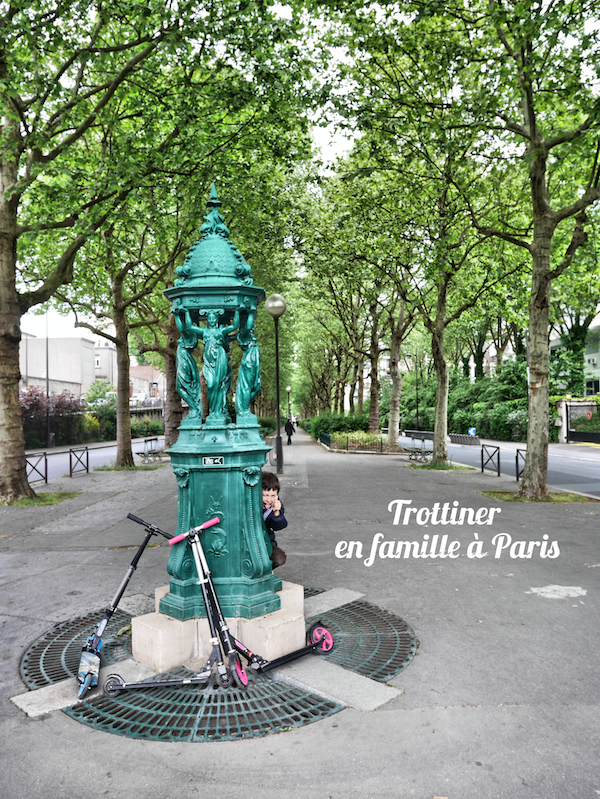 Trottinette avenue René Coty Paris