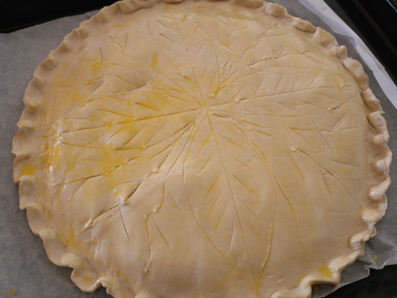 Galette frangipane thé Matcha